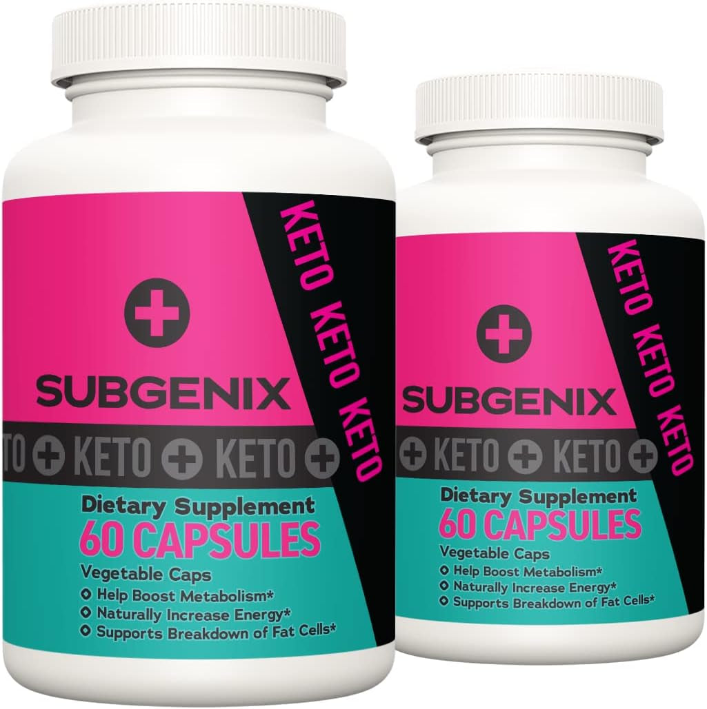 (2 Pack) Subgenix Ketosis Pills, 120 Count, 2 Months Supply