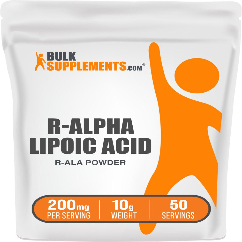 Bulksupplements.Com R-Alpha Lipoic Acid Powder, 200Mg - Nerve Support Formula (100G - 50 Servings)