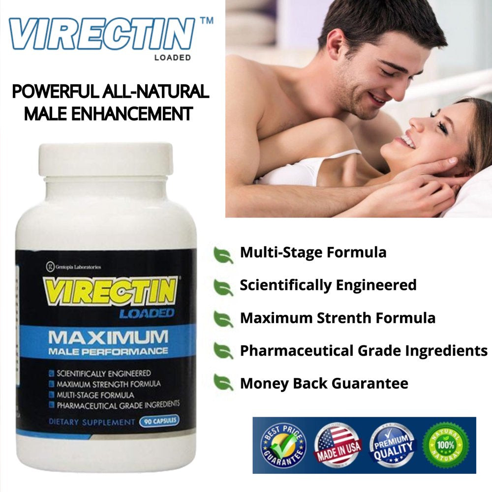 Virectin Loaded - 2 Bottles; 90 Ct Each