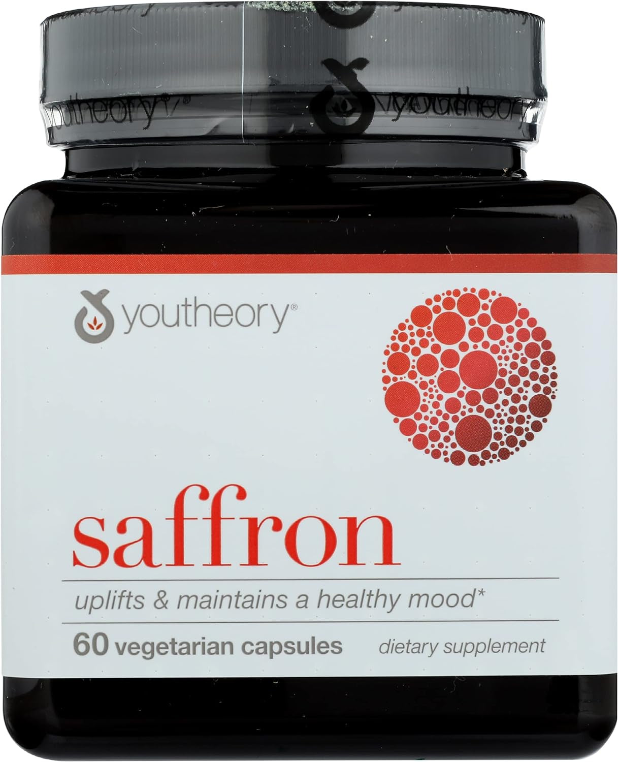 Youtheory Saffron Advanced Dietary Supplement, Elevates Mood & Mental Focus, 60 Capsules