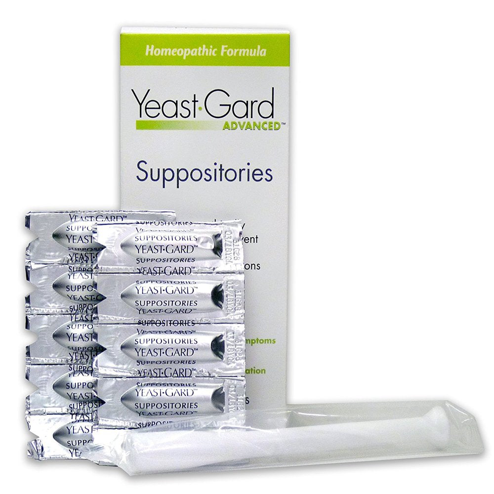 Yeastgard Advanced Vaginal Yeast Infection Feminine Suppositories, 10-Count