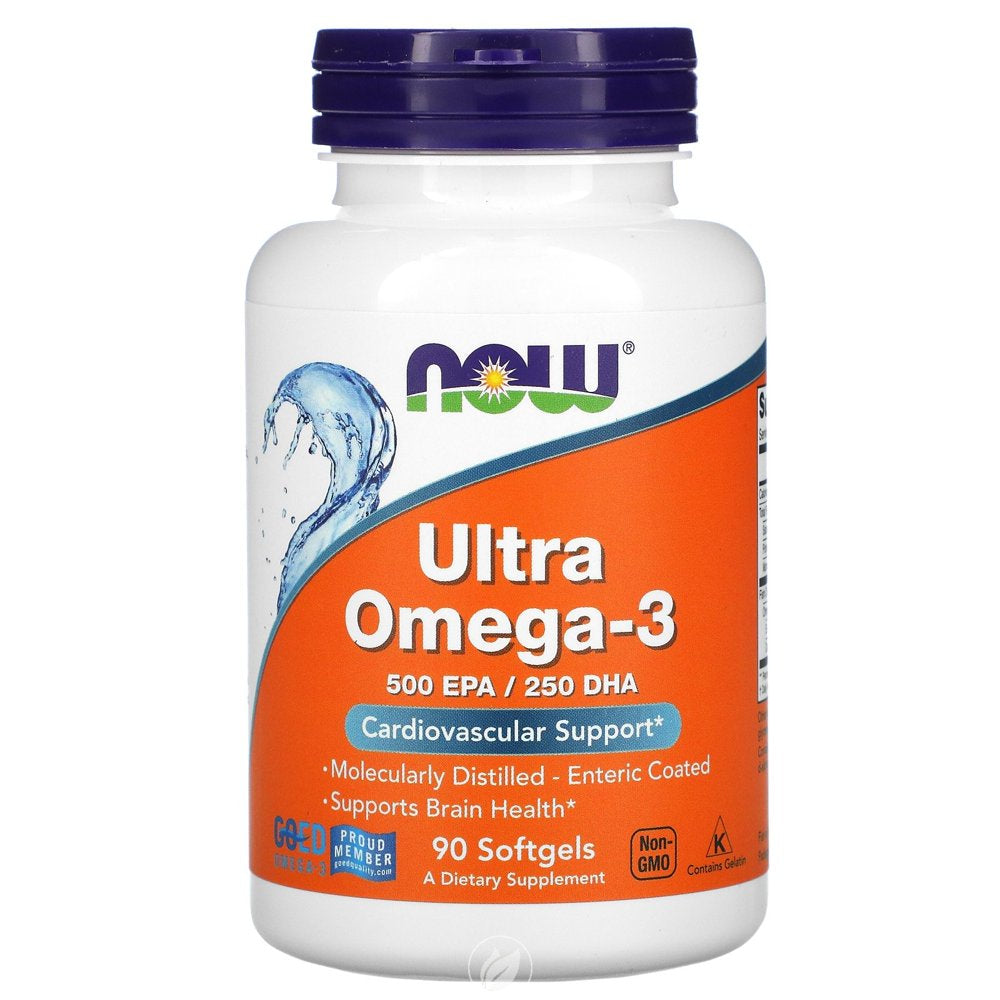 Now Foods Ultra Omega 3 Fish Oil 90 Sgels, Pack of 2