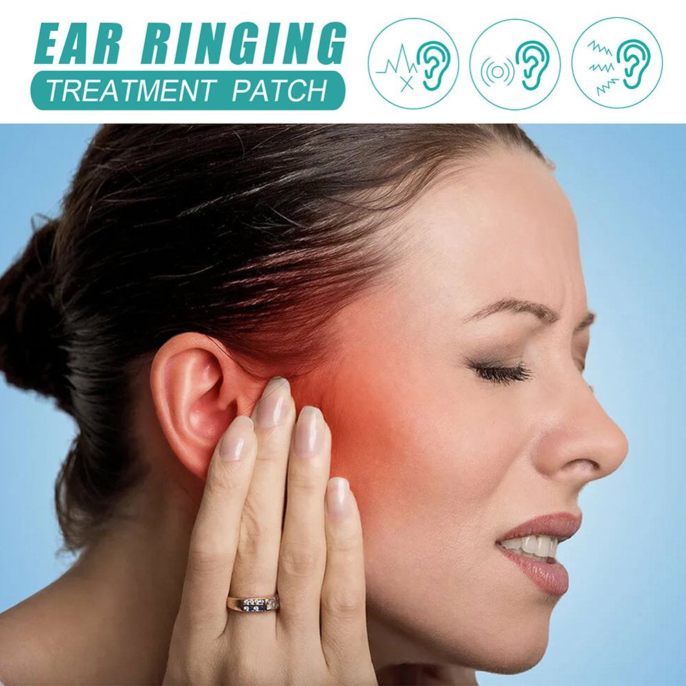 Smrinog 24Pcs Ear Health Care for Tinnitus Symptoms Ringing Relief Hearing Loss Sticker