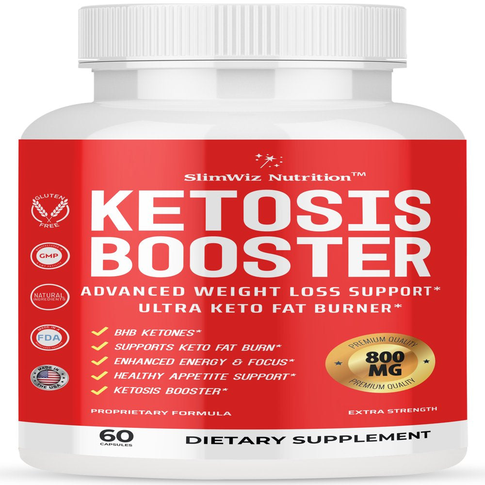 Ketosis Booster Keto Pills - Get into Ketosis Fast for Optimal Fat Burning & Weight Loss, Quick Results - 1 Bottle