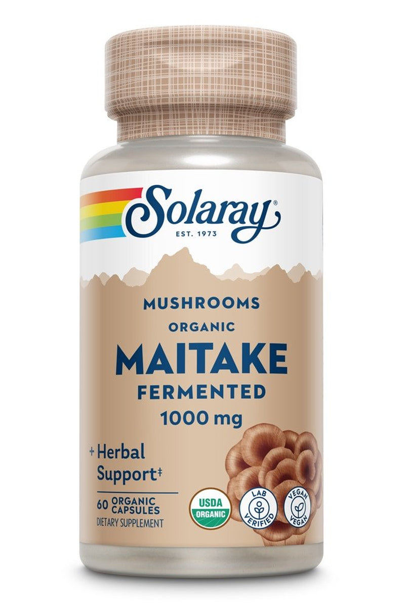 Solaray Organically Grown Maitake Mushroom -- 500 Mg - 60 Vegcaps