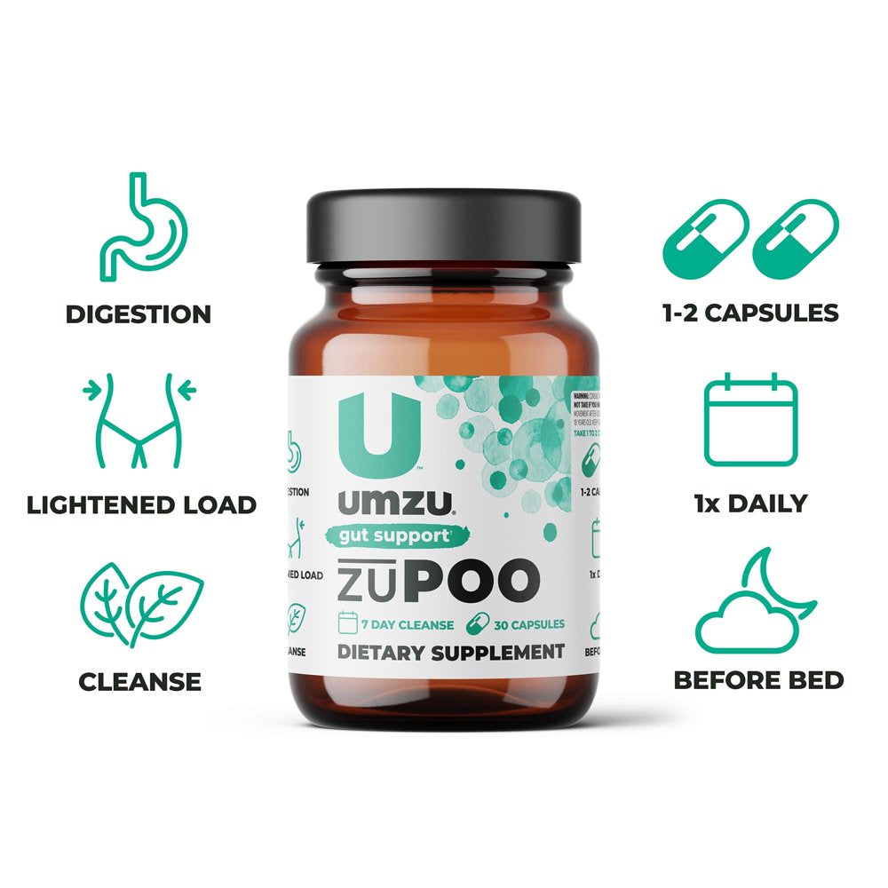 UMZU: Zupoo - Colon Cleanse & Gut Support Natural Supplement Capsules