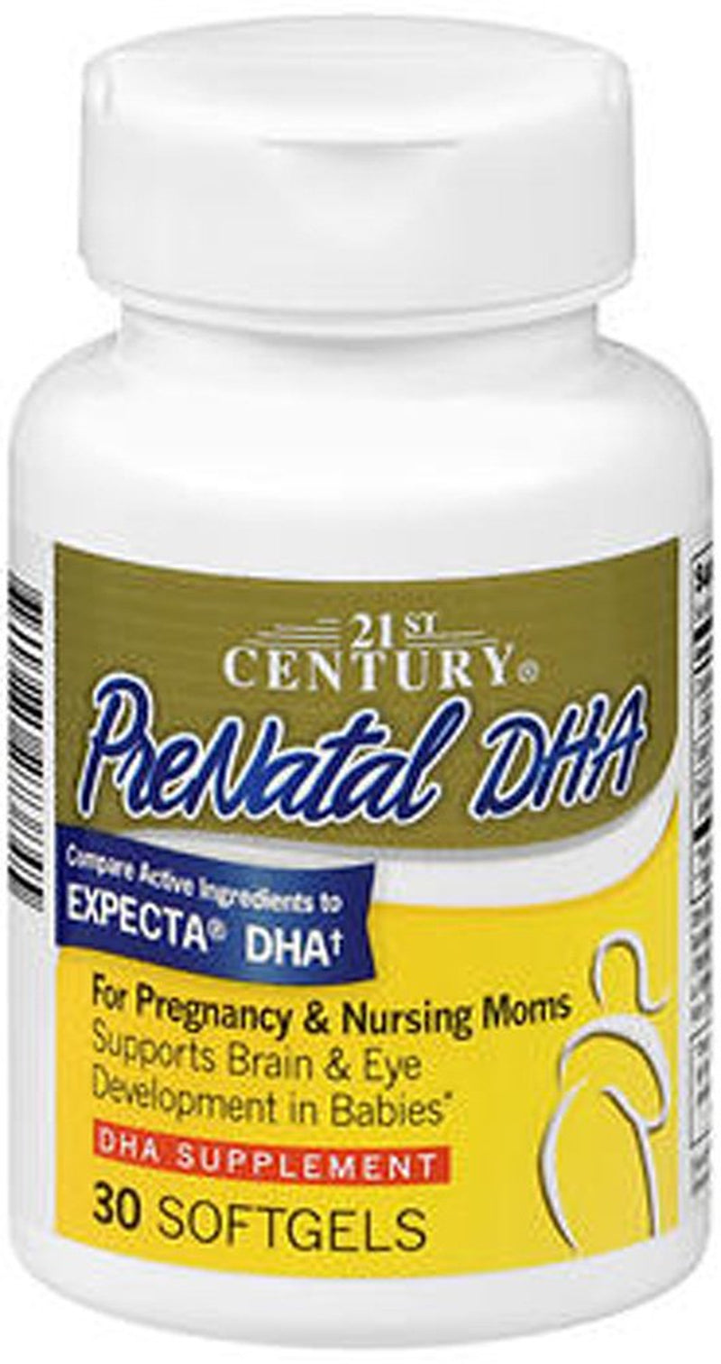 21St Century Prenatal DHA Softgels - 30 Ct