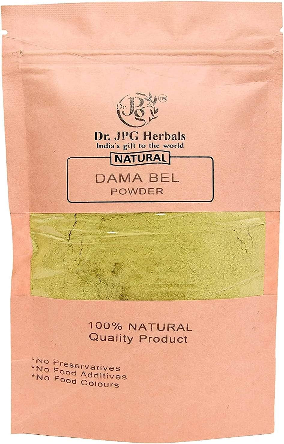 PUB Dr. JPG Natural DAMA Bel/Damvel Powder (Tylophora Indica) (100G) | ISO & FSSAI Certified.