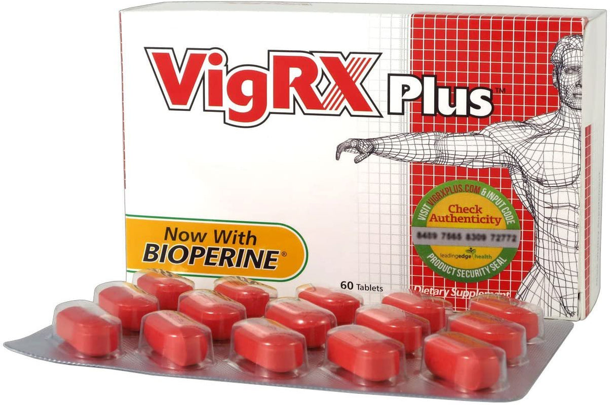 Vigrx plus - 3 Month Supply - 60 Capsules Each; Oral Herbal Supplement