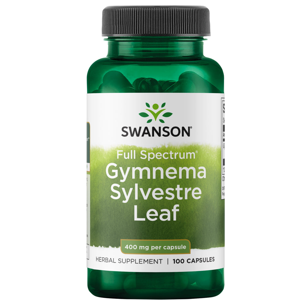Swanson Herbal Supplements Full Spectrum Gymnema Sylvestre Leaf 400 Mg Capsule 100Ct