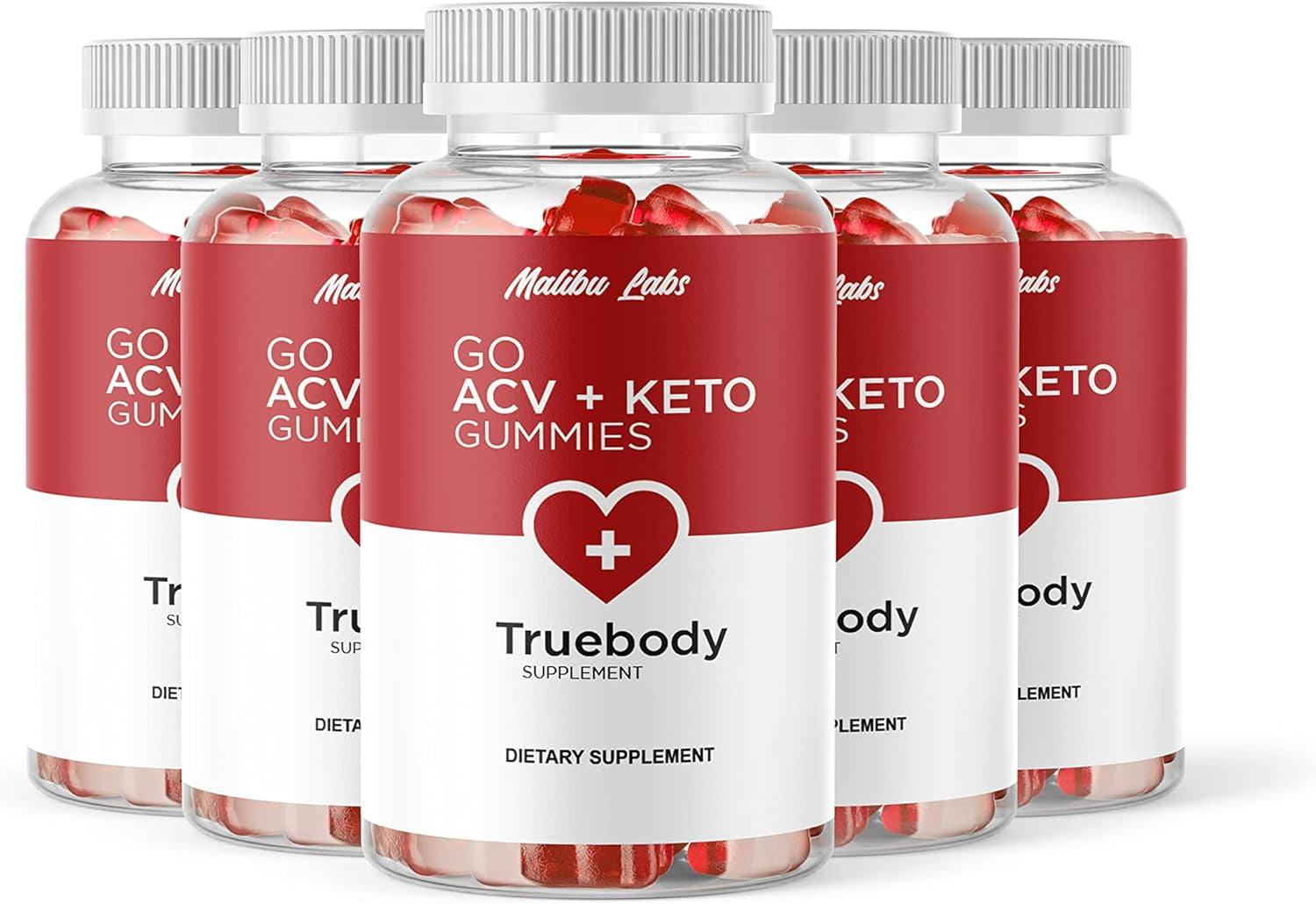 Truebody Go ACV + Keto Gummies, Apple Cider Vinegar Ketosis, True Body, New 1500Mg Once a Day Strong Time Released Formula, Ketogenic Support Supplement Ketos Shark Gummy (5 Pack) 150 Day Supply Tank