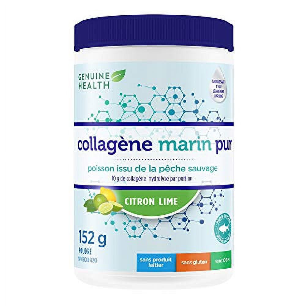 GENUINE HEALTH Clean Collagen Marine Lemon Lime, 152 GR