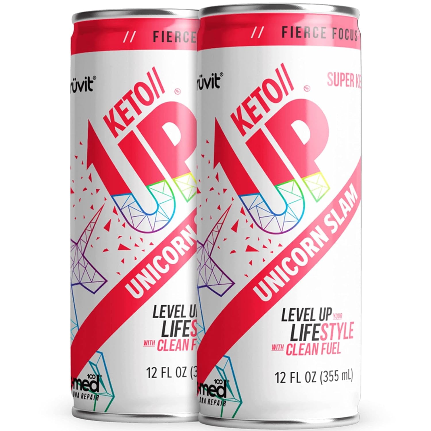 The Unicorn Slam Keto//Up® Drink – Ready-To-Drink Ketones for Focus for Men and Women 12 Pack