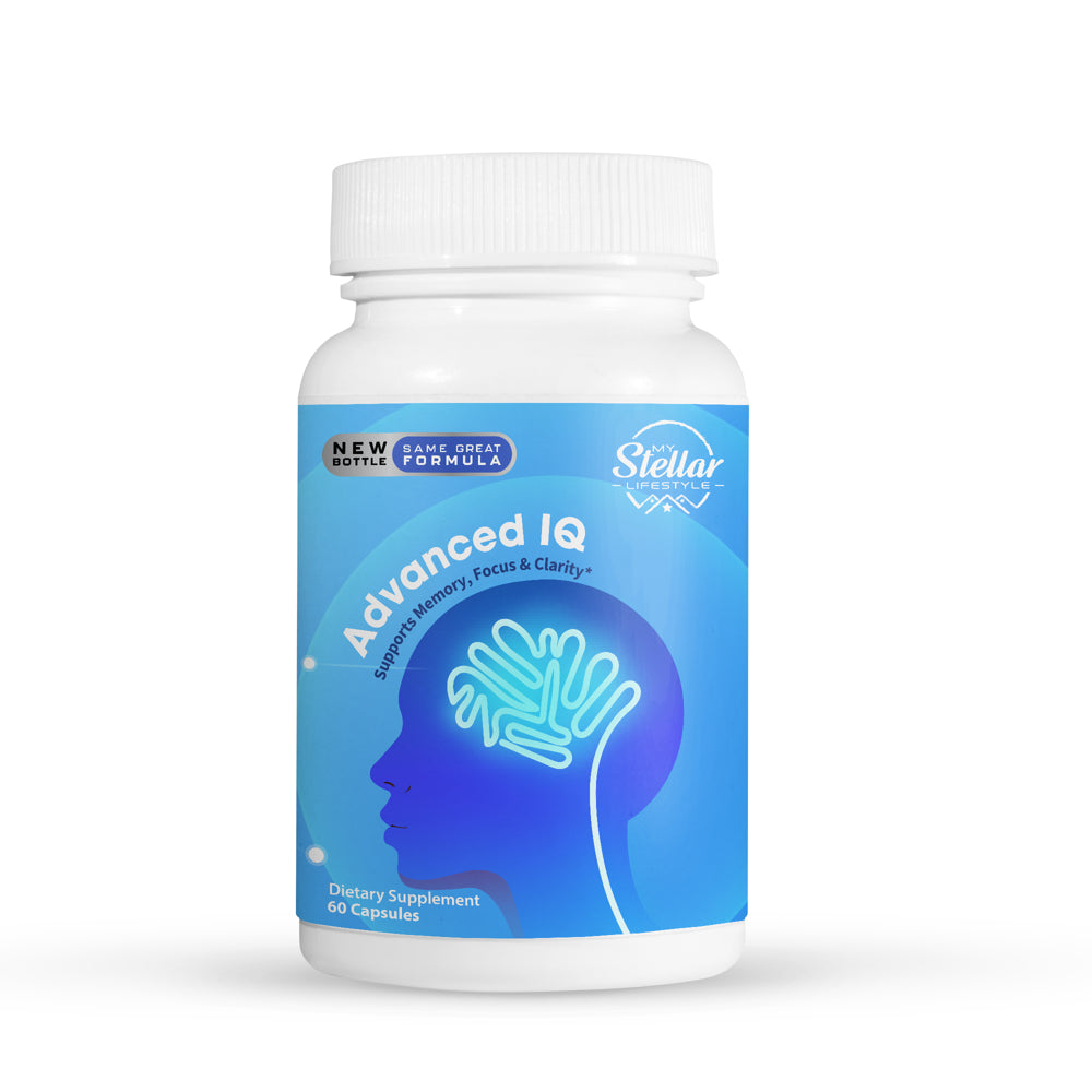 Advanced IQ Cognitive Support - Brain Booster Memory Supplement 60 Capsules