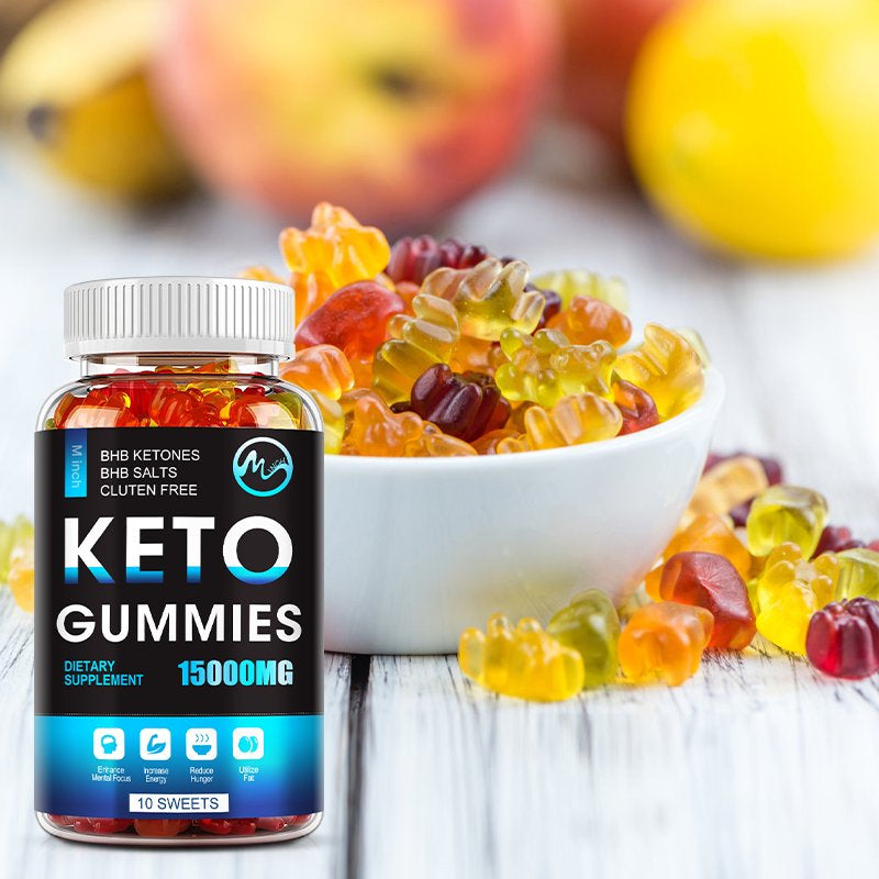 (2 Pack) Minch Slimming Keto Gummies 15000MG Weight Loss Keto Ingredient Diet Supplement - 60 Count