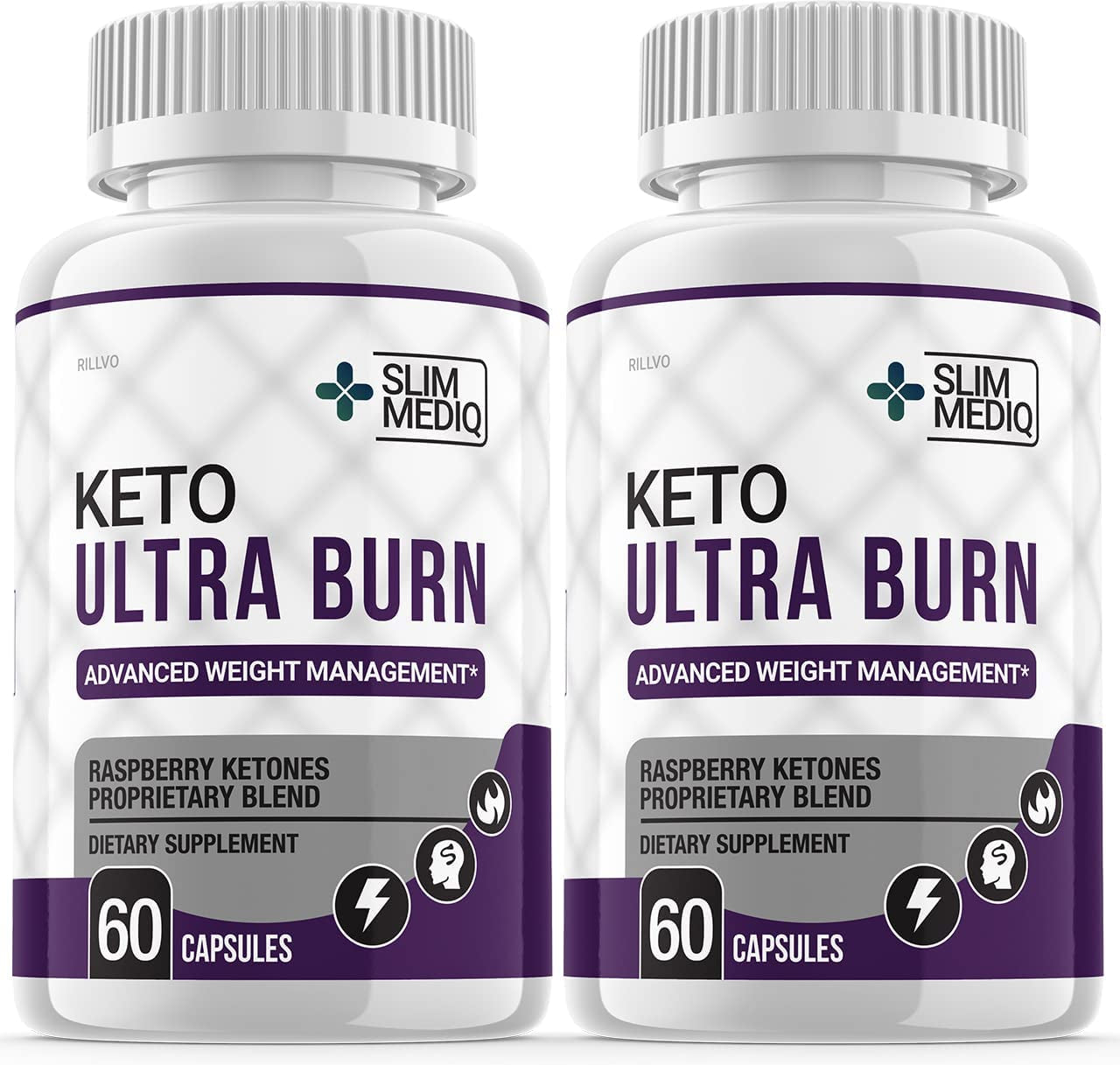 (2 Pack) Keto Ultra Burn Supplement Pills, Advanced Ketogenic Formula (120 Capsules)