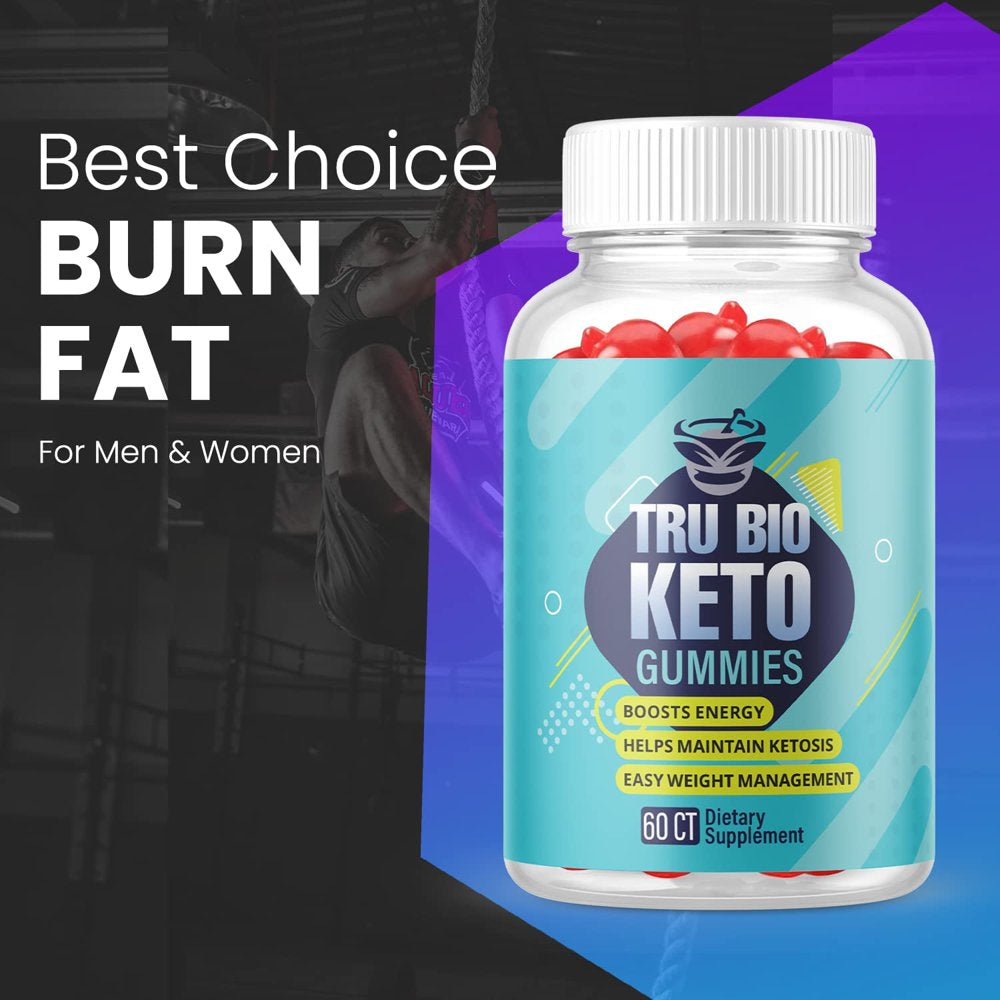 (3 Pack) Tru Bio Keto ACV Gummies - Supplement for Weight Loss - Energy & Focus Boosting Dietary Supplements for Weight Management & Metabolism - Fat Burn - 180 Gummies