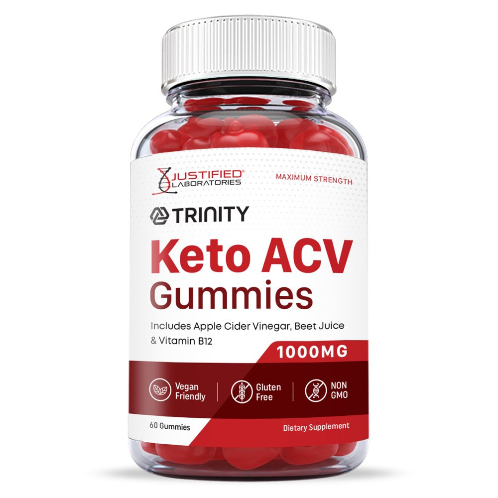 (5 Pack) Trinity Keto ACV Gummies 1000MG Dietary Supplement 300 Gummys