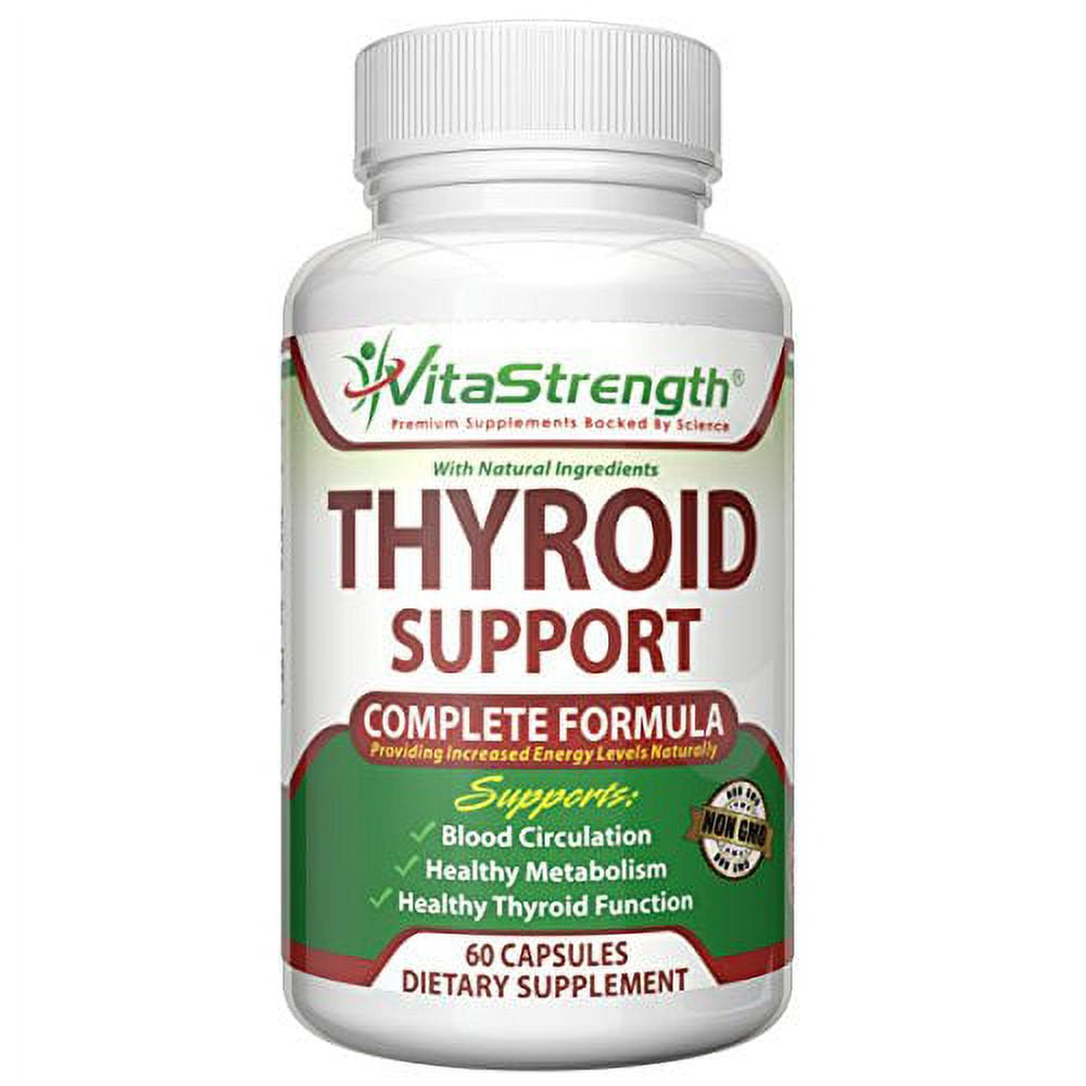 Vitastrength Thyroid Support & Metabolism Supplement, 60 Capsules