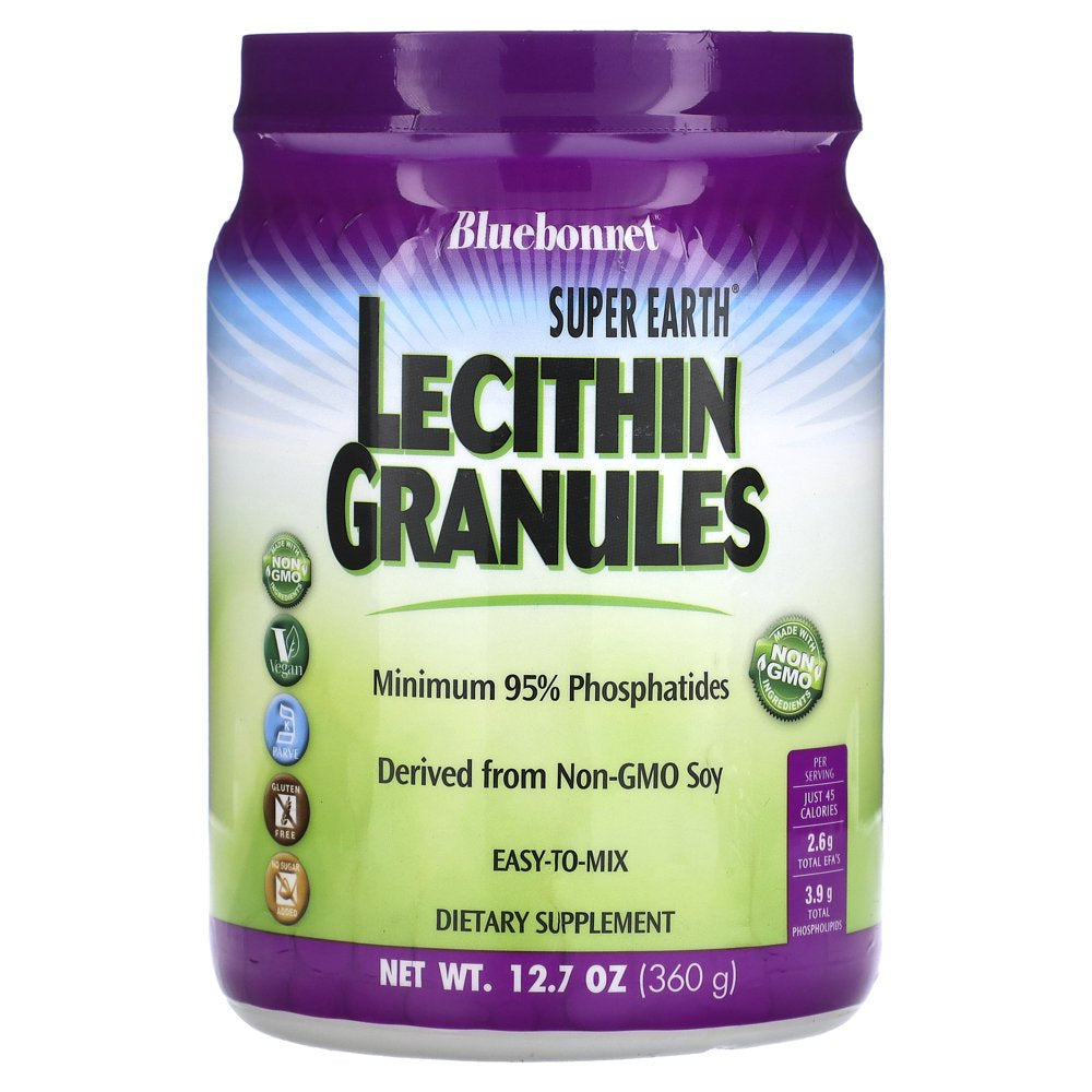 Bluebonnet Nutrition Super Earth, Lecithin Granules, 12.7 Oz (360 G)