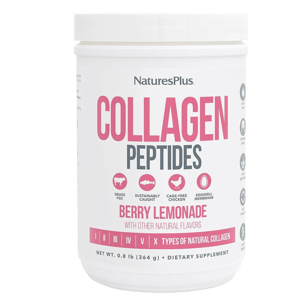 Nature'S plus Berry Lemonade Collagen Peptides 0.8 Oz Powder