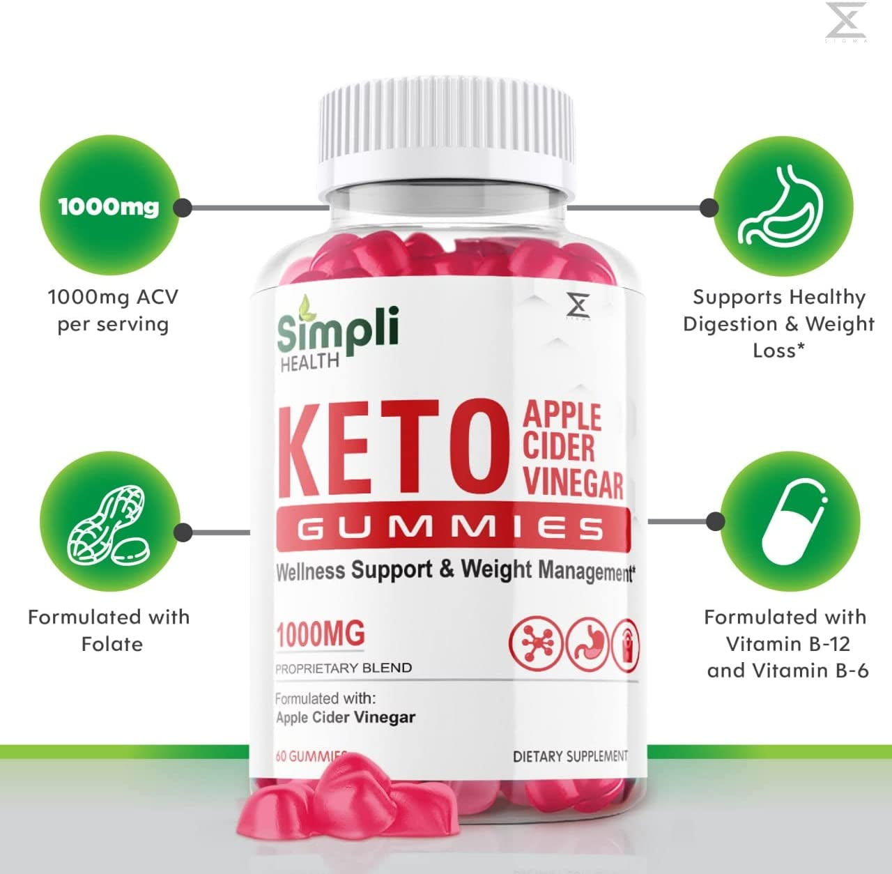 (2 Pack) ACV Ketosis Simpli Health, Simpli ACV Ketosis Gummies, Simpli ACV Ketosis AVC ACVT Ket Gummies, Simpli ACV Kato Simplihealth ACV Kero Gummies, Simply AC plus ACT Acc Gummis (120 Gummies)