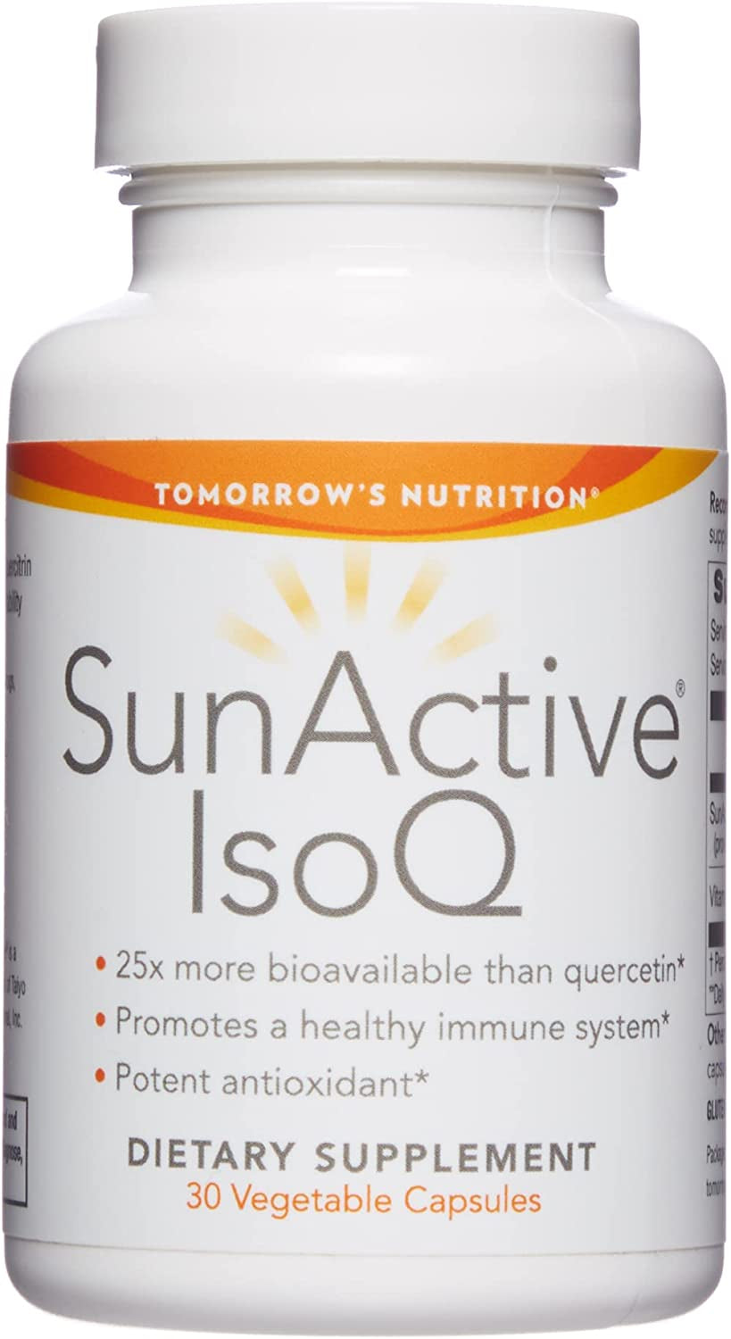 Tomorrow'S Nutrition Sunactive Isoq, 25X More Bioavailable than Quercetin