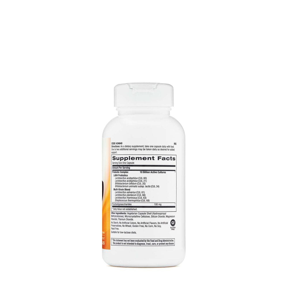 GNC Probiotic Complex Daily Need with 10 Billion Cfus | 8 Unique Strains, Including Clinically Studied Probiotics May Provide Digestive & Immune Support, Vegetarian | 30 Capsules