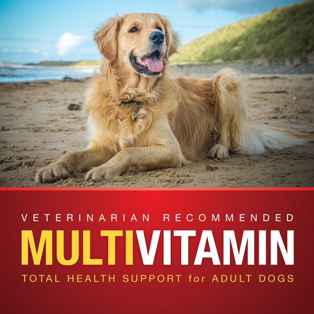 Vetiq Multivitamin Supplement for Adult Dogs, Hickory Smoked Flavored Soft Chews, 90 Count, 11.1 Oz