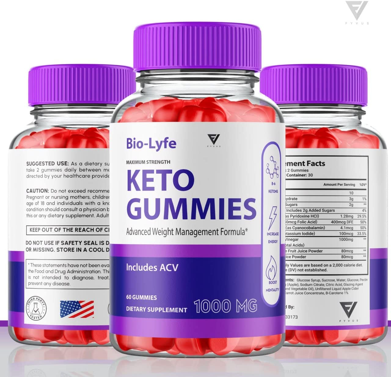 (5 Pack) Biolyfe Keto ACV Gummies Weight Loss Bio Lyfe Life Keto ACV Gummies Advanced plus Tank, Biolife Keto ACV Gummies Belly Apple Cider Vinegar Supplement (300 Gummies)