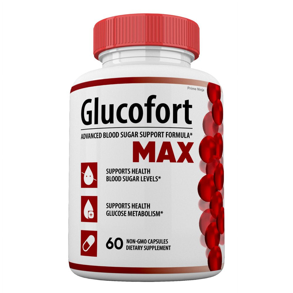 Glucofort MAX Blood Sugar Support Capsules 60 Capsules 2 Pack