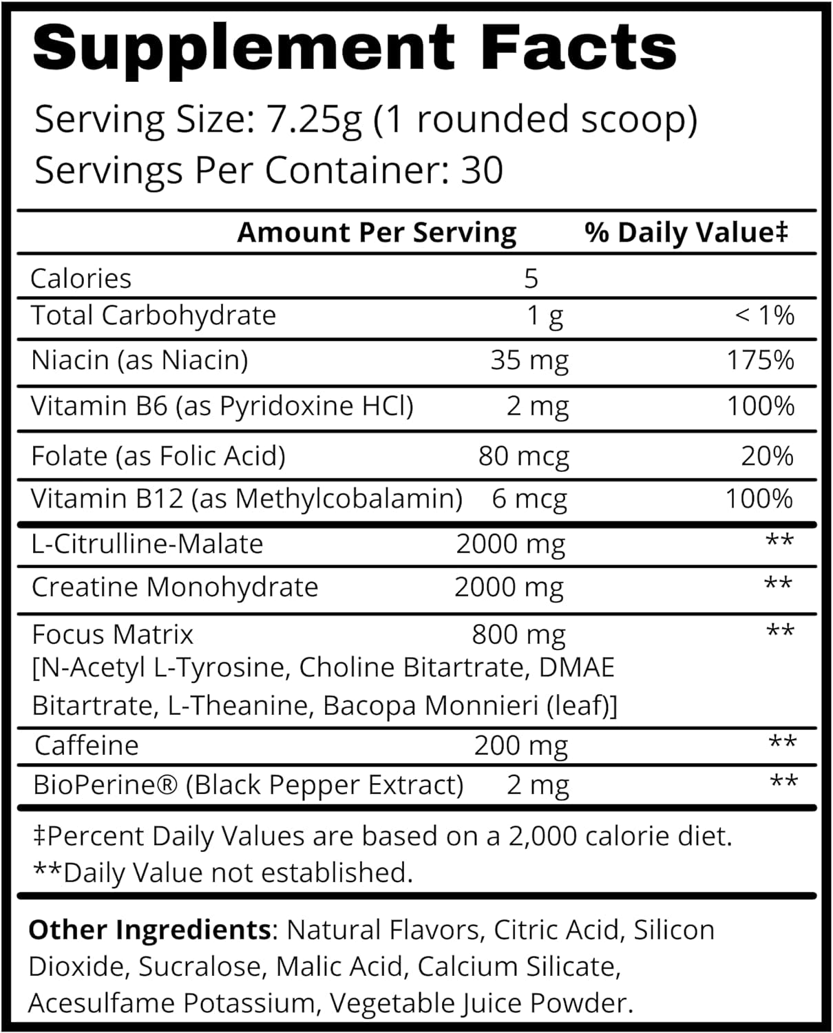 Energy Pre Workout Grape, 217.5 Grams, 7.76 Oz, Gluten Free, Non-Gmo, Vegan Friendly, Vegetarian, Lactose Free, FDA & GMP Certified