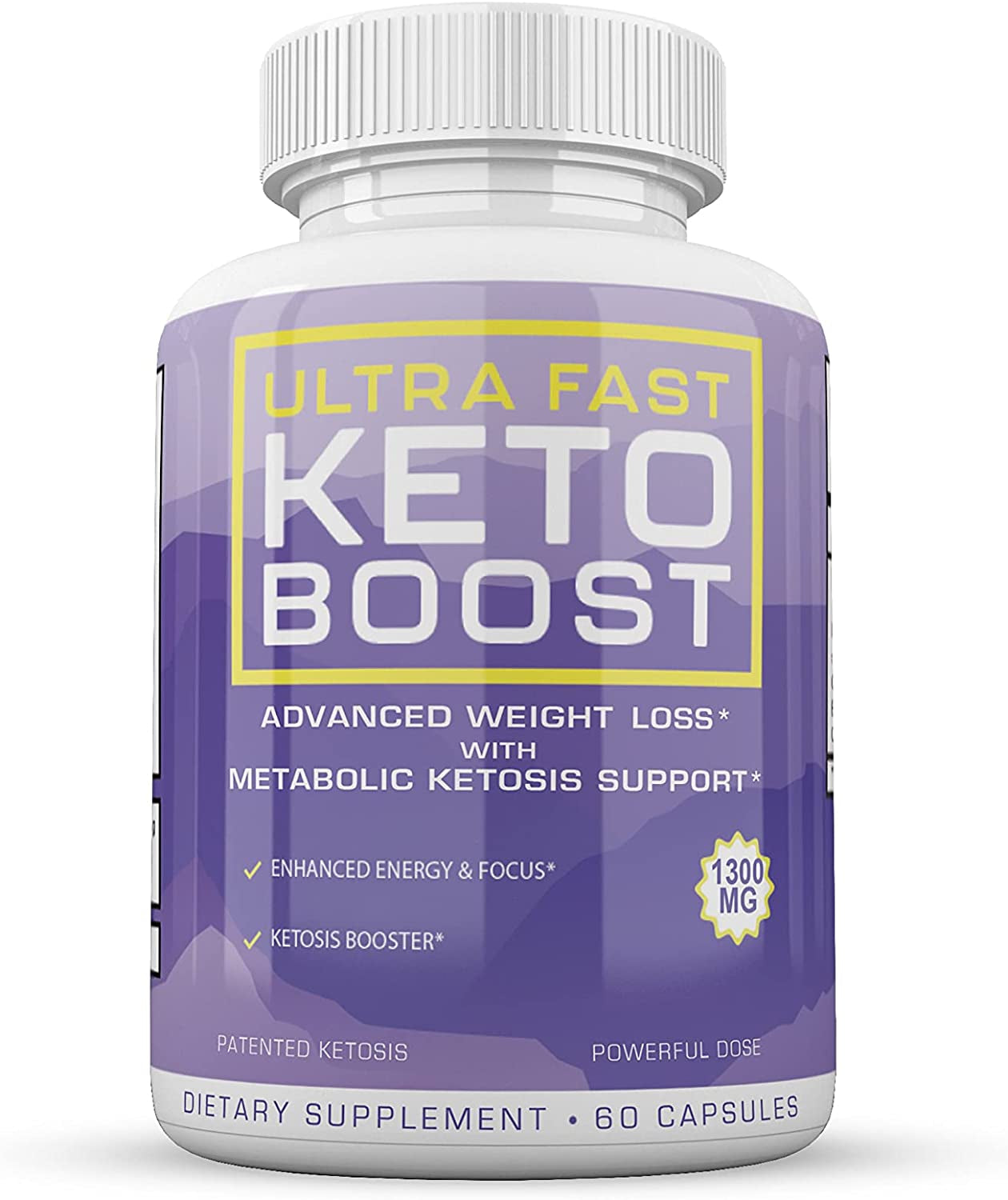 (Official) Ultra Fast Keto Boost, Advanced Ketogenic Pill Shark Formula 1300Mg, Made in the USA, (1 Bottle Pack), 30 Day Supply Tank