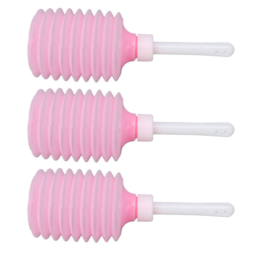 Enema Water Bottle, Flexible Easy to Use Vaginal Douche Bulb 200Ml 10 Pcs Hygienic Soft for Cleansers