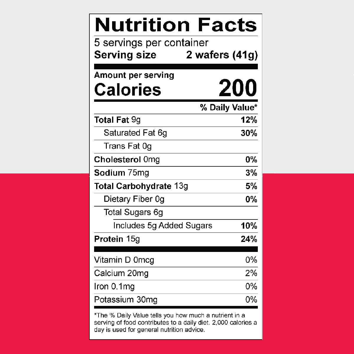 Tulua Nutrition High Protein Wafer Bars, Low Sugar, Low Fat, Low Carb Dessert, Healthy Snack, 2 Wafers per Serving, 20 Servings per Purchase (4 Boxes) (Raspberry)