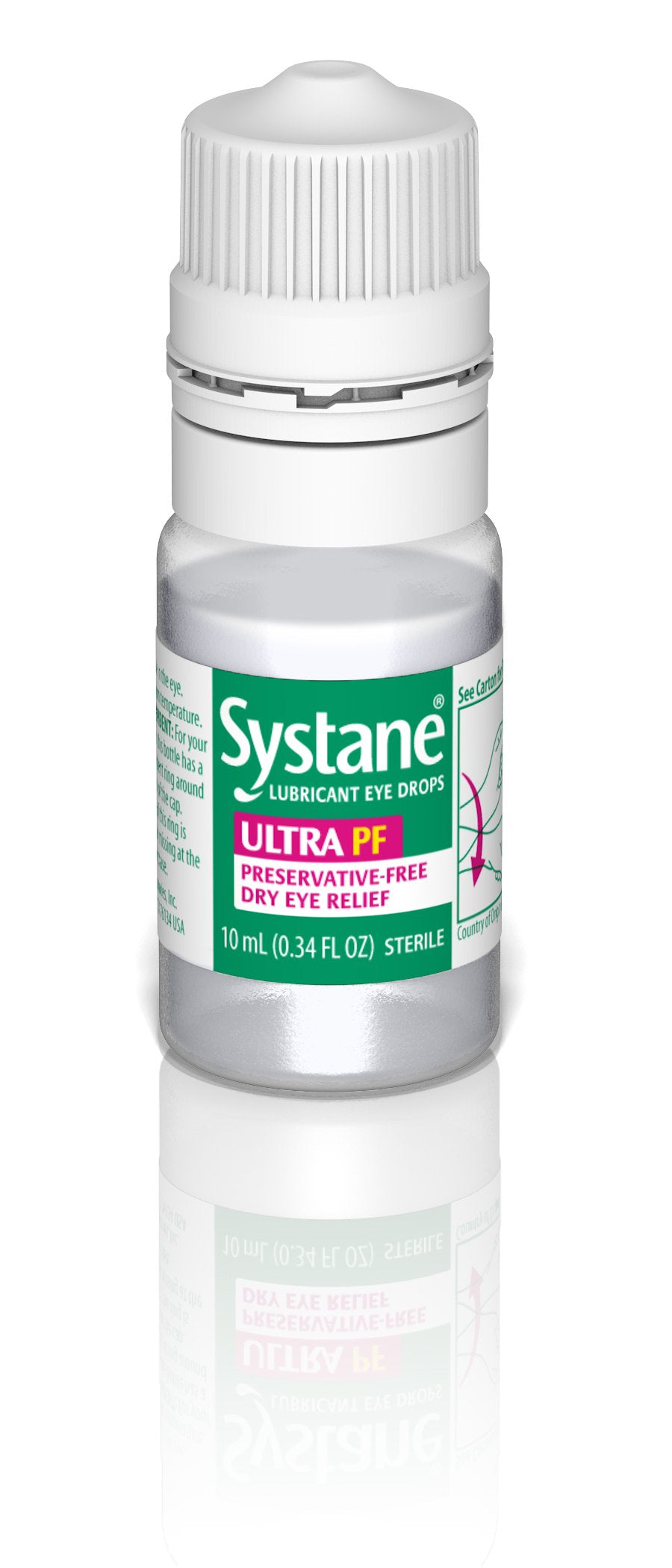 Systane Ultra Preservative Free Lubricant Eye Drops for Dry Eyes, 10Ml