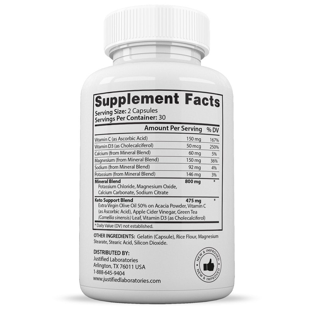 (5 Pack) Lifetime ACV Pills 1275 MG Stronger than Gummies Advanced Keto Support 300 Capsules