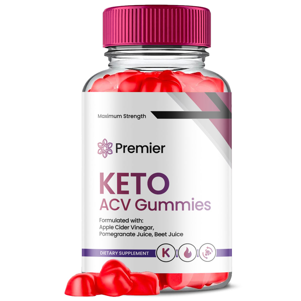 (1 Pack) Premier Keto ACV Gummies - Apple Cider Vinegar Supplement for Weight Loss - Energy & Focus Boosting Dietary Supplements for Weight Management & Metabolism - Fat Burn - 60 Gummies