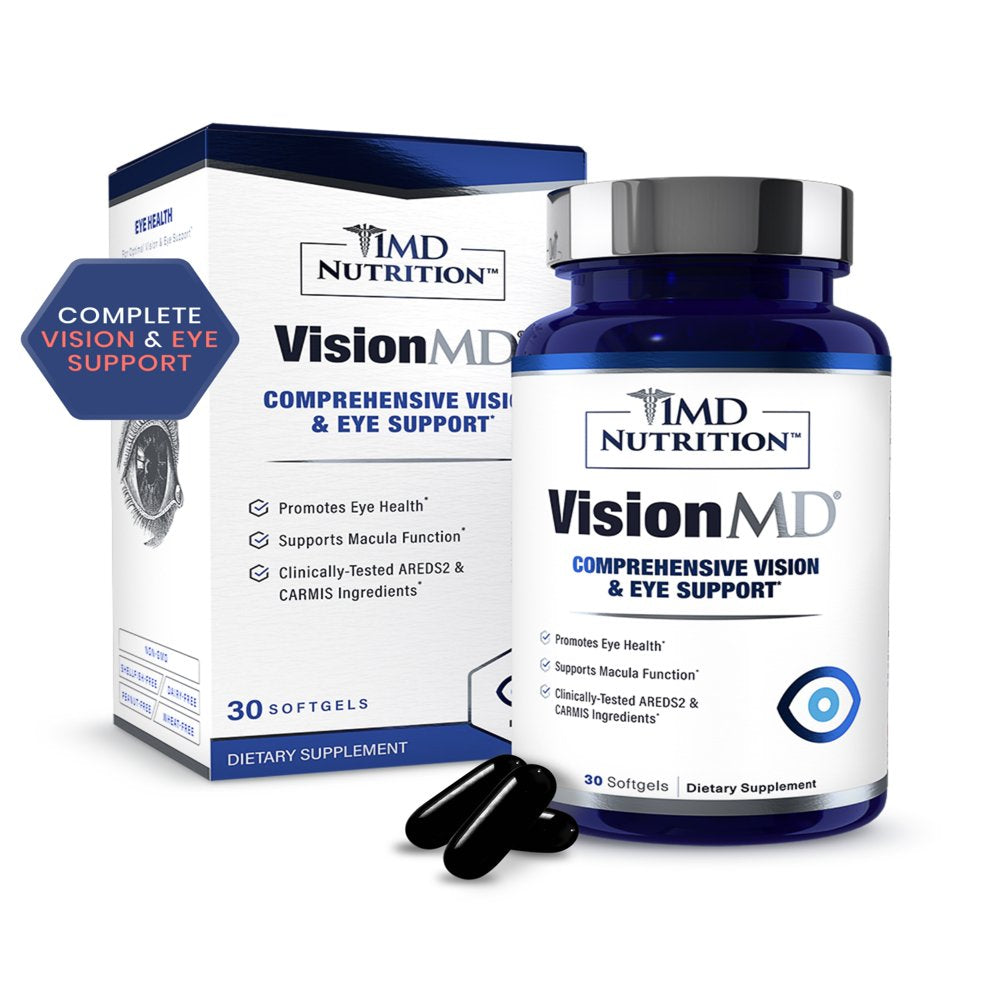 1MD Nutrition Visionmd Eye Vitamins W/ AREDS 2, 30 Softgels