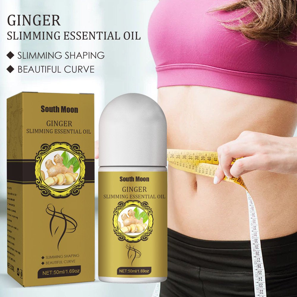 3 Pack Belly Drainage Ginger Oil, Natural Drainage Ginger Oil Essential Relax Massager Liquid, Slimming Tummy Ginger Oil