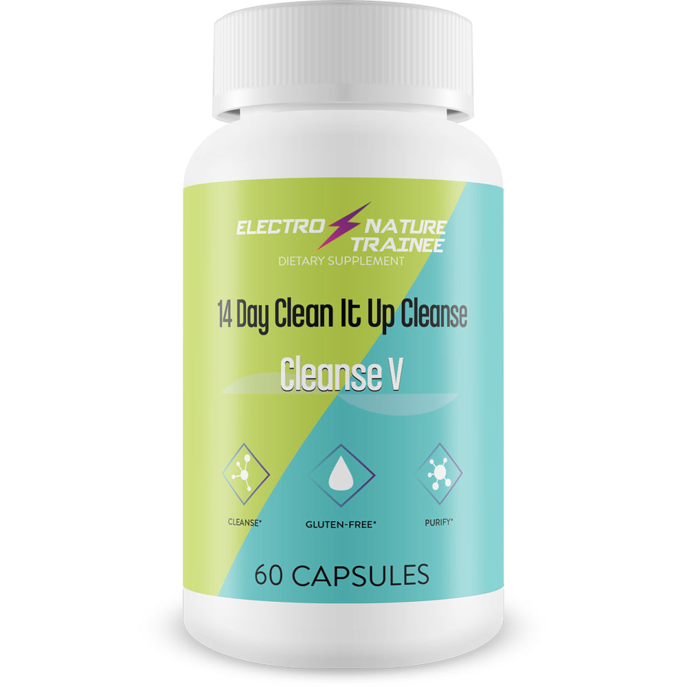 14 Day Clean It up Cleanse - Cleanse V Power with Fennel & Acai - Lose Weight - Remove Toxins - Colon Cleanse - Liver Cleanse - Detox Cleanse - Body Cleanse - Weight Loss Cleanse