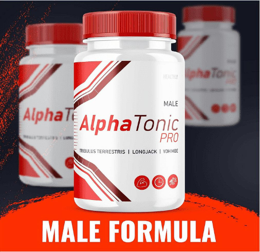 (2 Pack) Alpha Tonic Booster T Powder Alphatonic Supplement Pills for Men, Women (120 Capsules)