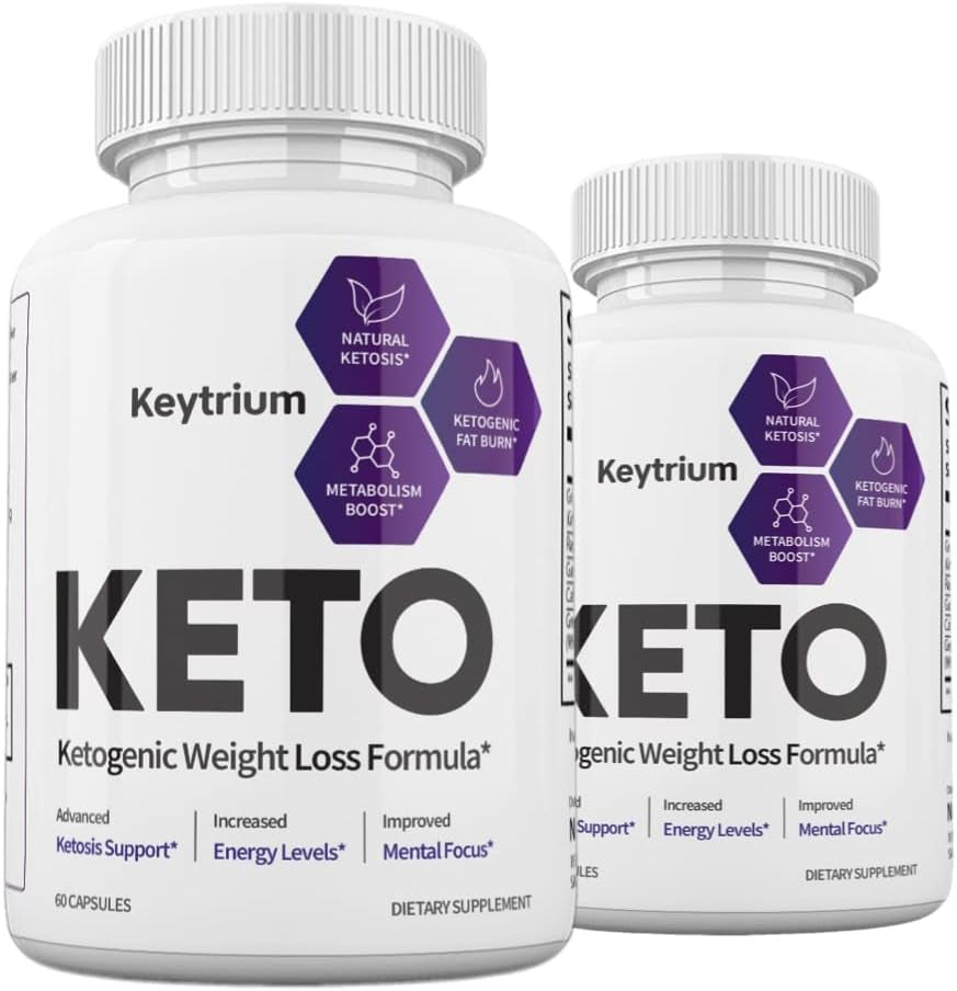 (2 Pack) Keytrium Keto Supplement, 120 Count, 2 Months Supply