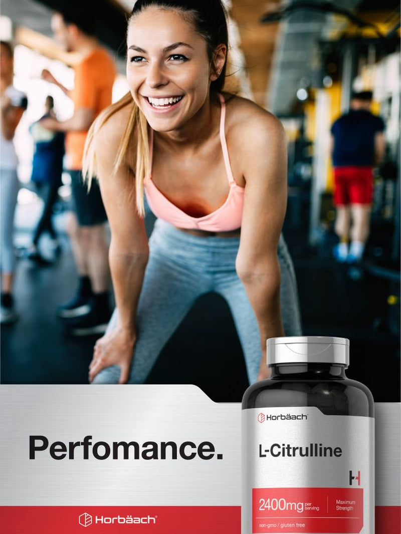 L Citrulline 2400 Mg | 180 Capsules | Maximum Strength | by Horbaach