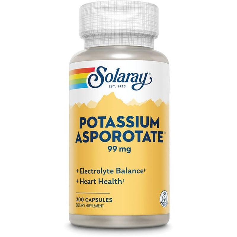 Solaray Potassium Asporotate 99 Mg 200 Caps