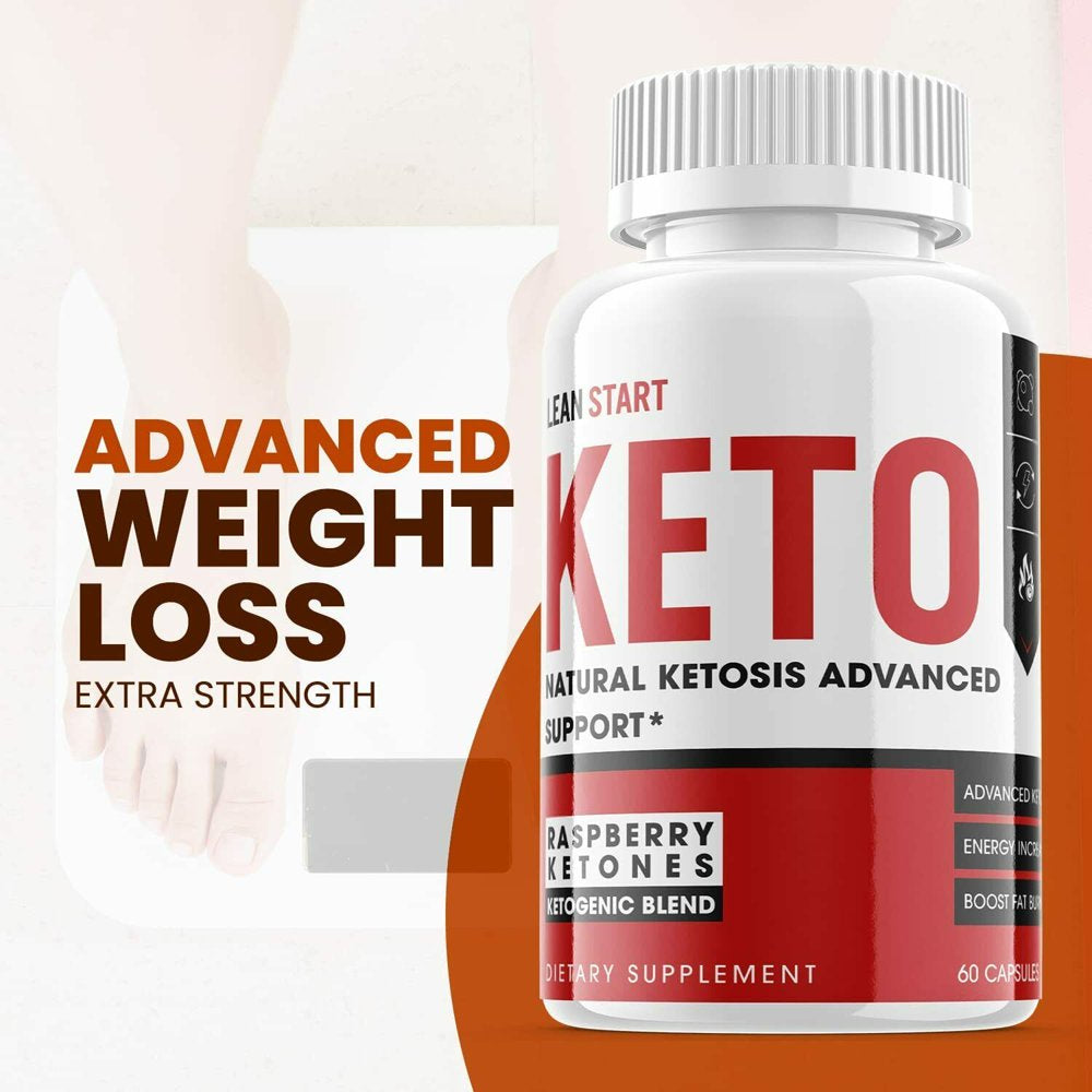 (2 Pack) Lean Start Keto - Supplement for Weight Loss - Energy & Focus Boosting Dietary Supplements for Weight Management & Metabolism - Advanced Fat Burn Raspberry Ketones Pills - 120 Capsules