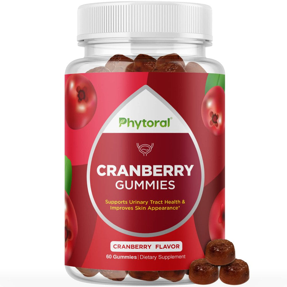 Cranberry Extract Gummy Vitamins for Adults - Cranberry Gummies Urinary Tract Health for Women plus Kidney Support Immunity Booster Antioxidant Supplement - Natural Cranberry Gummies for Women and Men