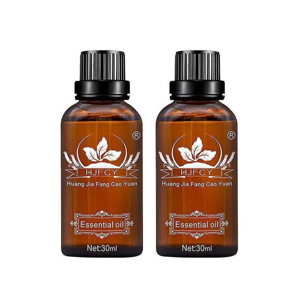 2Pcs Belly Drainage Ginger Oil Natural Therapy Drainage Body Massage Lymphatic Essential