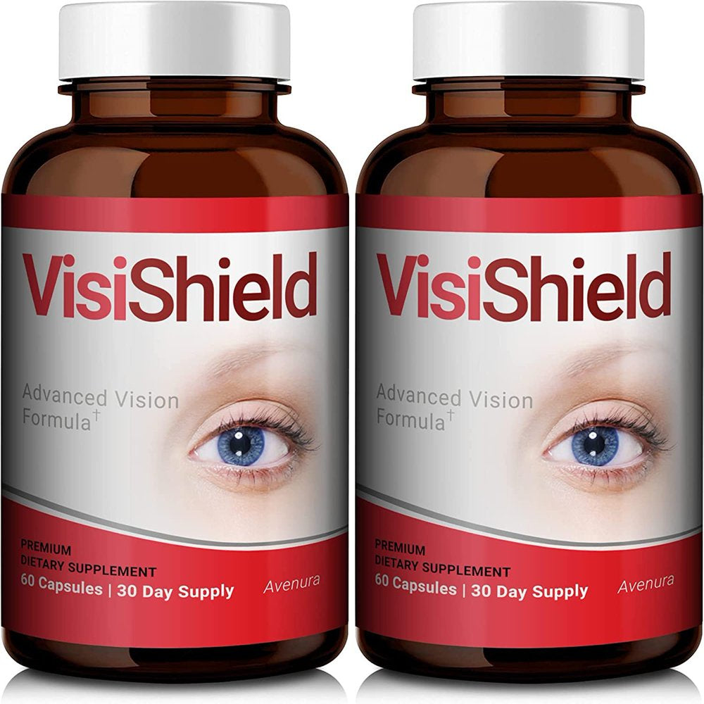 2 Pack Visishield Advanced Vision Formula for Eyes 120 Capsules