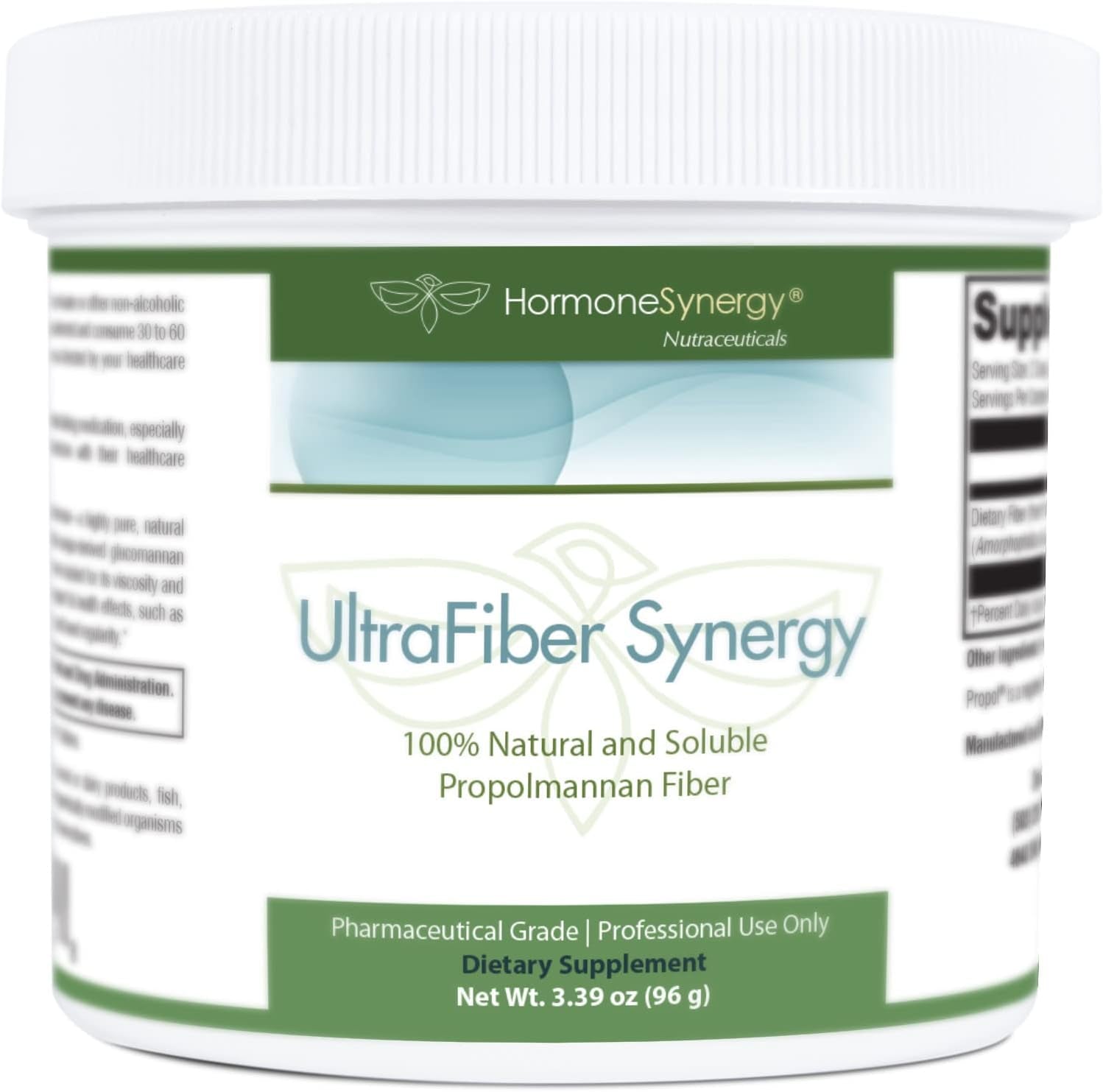 Ultra Fiber Lean Fiber Supplement by Retzlerrx - 100% Natural and Soluble Propolmannan Fiber - Supports Satiety, and Healthy Bowel Movements